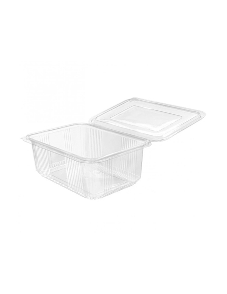 Tarrinas - Bisagra - PET 2000 ml. - IZ1-2000D - 232x174x86 mm - ( CAJA DE 4 TIRAS DE 50 )