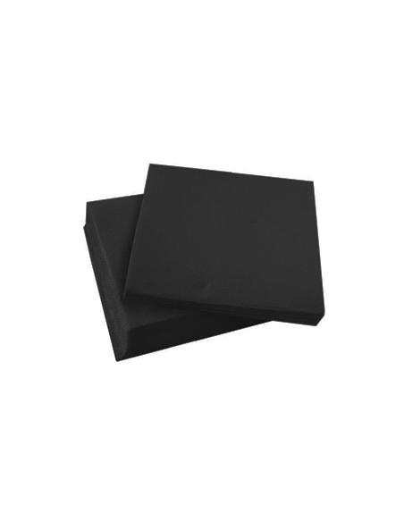 Servilleta 20x20 - NEGRAS - 80 HOJAS - ( CAJA DE 60 PAQUETES )