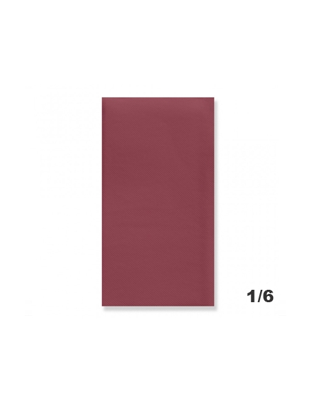 Servilletas - PP - 30x40 - 1/6 - BURDEOS - 100 Hojas ( CAJA DE 24 PAQUETES )