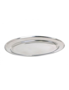 Fuente Acero - Inox - Oval - 35 CM - ( UNIDAD )