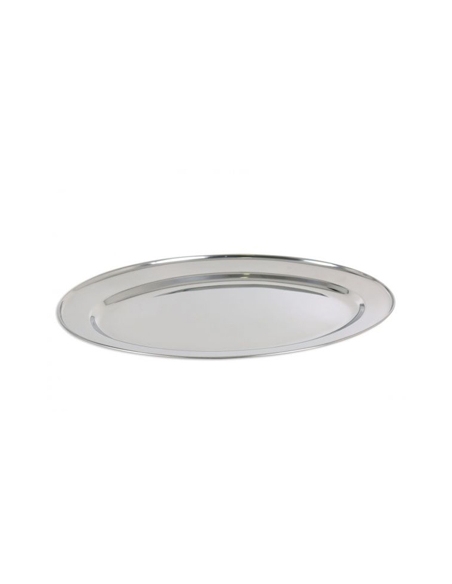 Fuente Acero - Inox - Oval - 40 CM - ( UNIDAD )