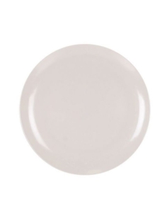 Plato Llano - Melamina - IVORY - 25 cm ( UNIDAD )