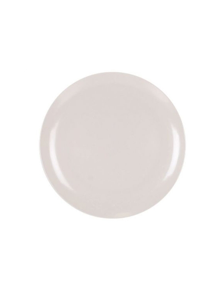 Plato Llano - Melamina - IVORY - 25 cm ( UNIDAD )