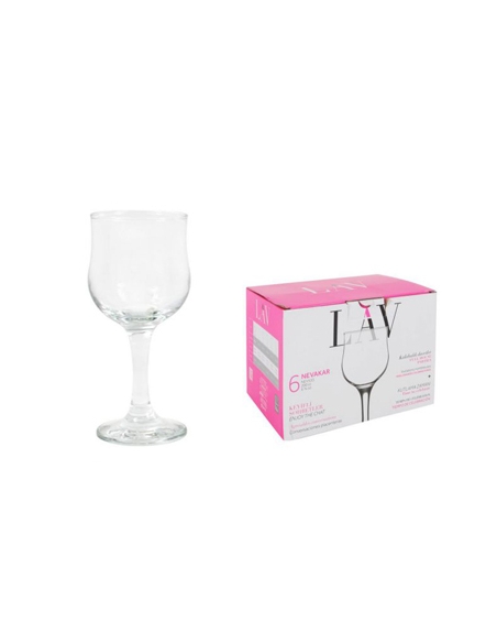 Copas Cristal - Vino Blanco - 20 Cl - ( PAQUETE DE 6 )
