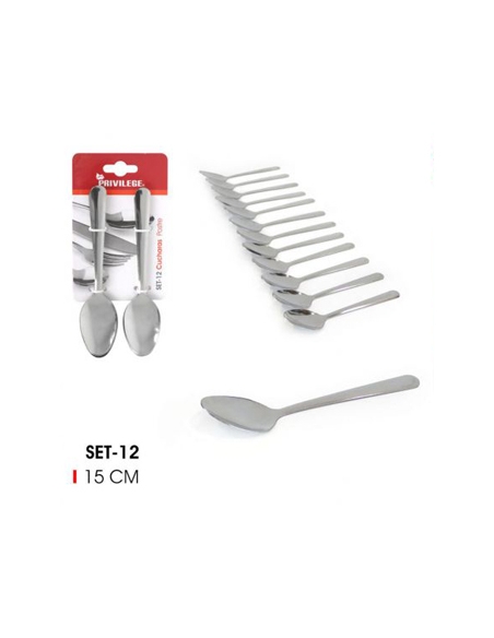 Cucharas Postre - PRIVILEGE - ( PACK DE 12 )