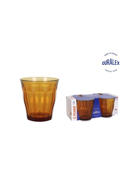 Vasos Cristal - Ambar - Duralex - PICARDIE - 31 CL - ( CAJA DE 4 )