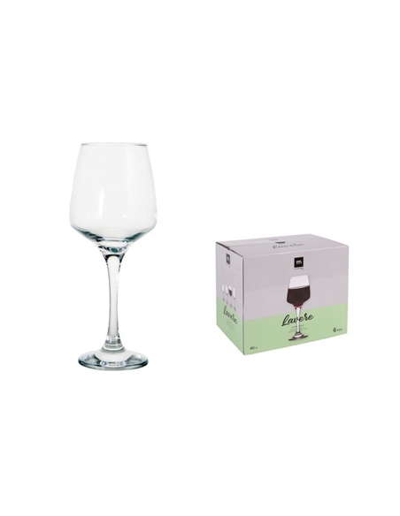Copas Cristal - Vino / Agua - LAVERE - 40 CL - ( CAJA DE 6 )
