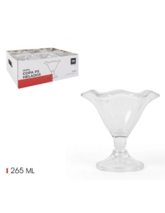 Copas Plastico - PS - Helado - 265 ml - ( CAJA DE 24 )