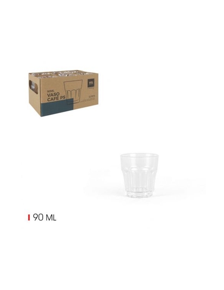 Vasos Plastico - PS - Cafe - 90 ml - ( PACK DE 6 )