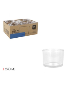 Vasos Plastico - PS - Chiquito - 240 ml - ( CAJA DE 24 )
