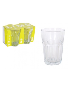Vasos Cristal - LIMO  - 360 CL - ( PAQUETE DE 4 )