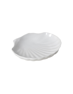 Concha Porcelana - Blanca - Complementos -  14x15 cm - ( UNIDAD )
