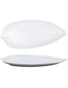 Plato - Hoja Blanco - 53x29x4.5cm - Melamina - ( UNIDAD )