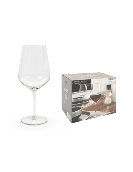 Copas Cristal - Vino - ARISTO - 53 cl - ( CAJA DE 6 )