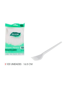 Tenedores - Plasticos - Algon - ( PAQUETE DE 100 )