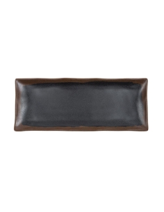 Fuente Rectangular - BLACK - Negra - Melamina - 39x16x3.5cm ( UNIDAD )