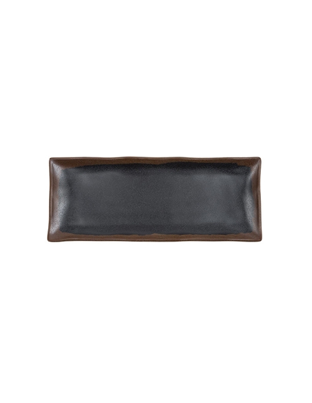 Fuente Rectangular - BLACK - Negra - Melamina - 39x16x3.5cm ( UNIDAD )