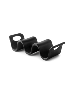 Soporte - Melamina Negro -  Para 2 o 3 Tacos - 18x6x4 cm - ( UNIDAD )