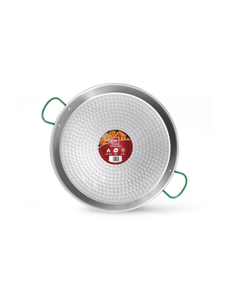 Paellera Acero Pulido 50 cm - 13 raciones - COK - ( UNIDAD )