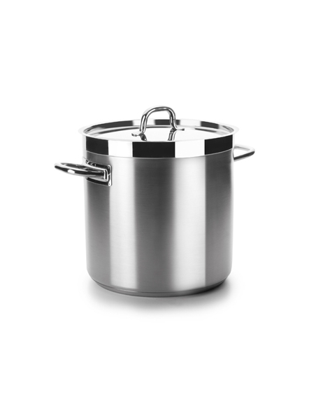 Olla Recta - Con Tapa - Inox 18/10 - 50 Cm - ( UNIDAD )