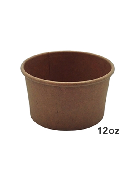 Tarrinas Helado - Kraft - 360 Ml - Ø105 mm - 12 oz - ( TIRA DE 50 )