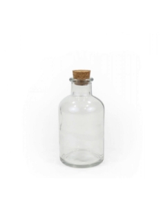 Botella / Frasca - Cristal - Tapon Corcho - 250 CC -  ( UNIDAD )