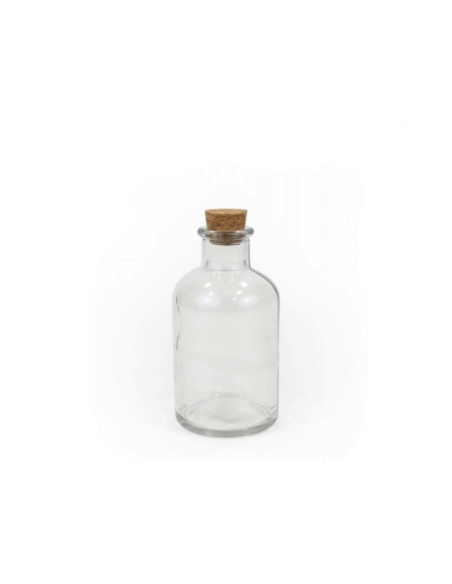 Botella / Frasca - Cristal - Tapon Corcho - 250 CC -  ( UNIDAD )