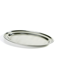 Fuente / Bandeja - Oval - Acero - 60x27 CM - ( UNIDAD )