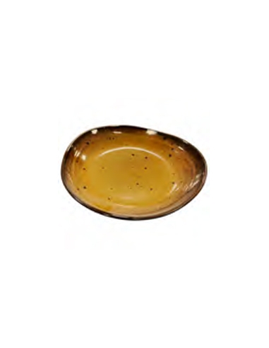 Bowl Melamina - Triangular - TERRACOTA AMBAR - 20,3x20x3,7 CM - ( UNIDAD )