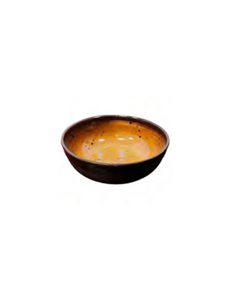 Bowl Melamina - Redondo - TERRACOTA AMBAR - Ø 19x7,2 CM - ( UNIDAD )