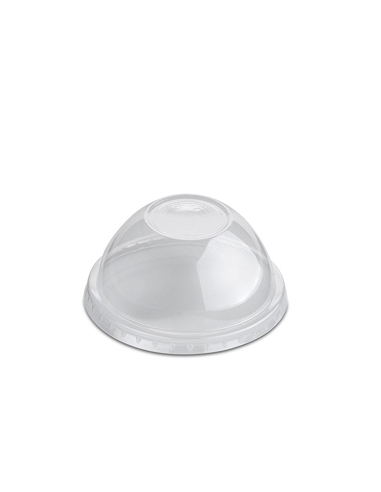 Tapa Cupula Cerrada - Vaso Helado - 105mm - 12oz - ( TIRA DE 50 )