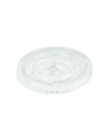 Tapas PET - Ø98 mm - Planas - Cruz  - ( TIRA DE 100 )