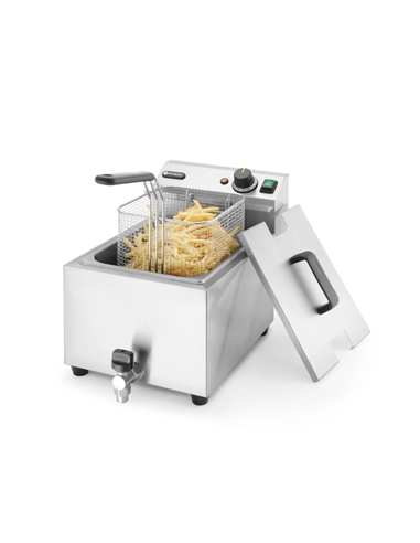 Freidora con grifo - HENDI - 8 litros - 3500W - 305x515x354 mm - ( UNIDAD )