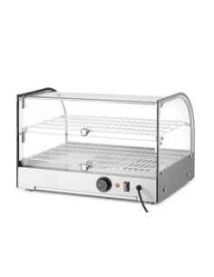 Vitrina expositora - HENDI - Caliente -  2 Niveles - 554x376x376 mm - ( UNIDAD )