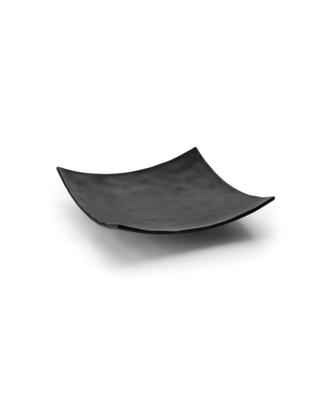Fuente Melamina - Cuadrada - Negra - 25x25 - ( UNIDAD )