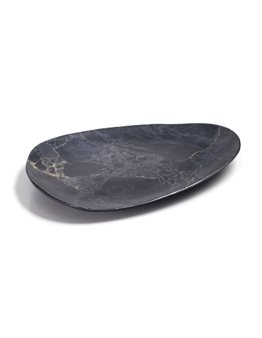 Bandeja Melamina - Oval - STONE - 41x30x4 cm - ( UNIDAD )