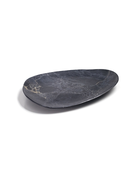 Bandeja Melamina - Oval - STONE - 41x30x4 cm - ( UNIDAD )