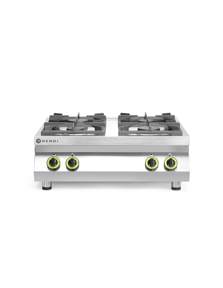 Cocina gas sobremesa - HENDI - 4 Quemadores - 	800x700x310 mm - ( UNIDAD )