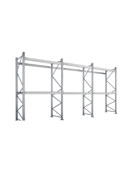 Estanteria - 4 Patas 350x80 - 22 Largueros 288 - 198 Baldas