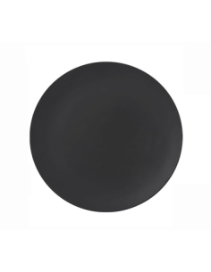 Plato Melamina - Llano - Negro - Mate - 25cm - ( UNIDAD )