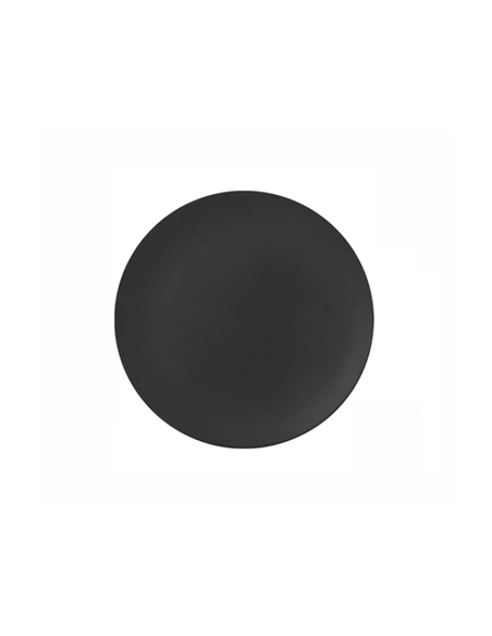 Plato Melamina - Postre - Negro - Mate - 20cm - ( UNIDAD )