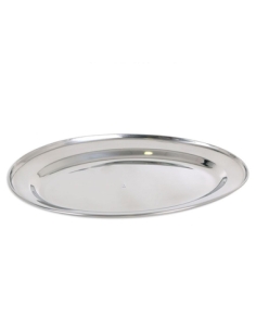 Fuente Oval - Acero - QUTTIN - Light - 50x34,7 cm - ( UNIDAD )
