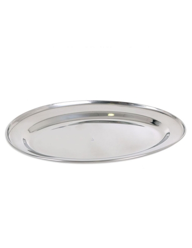 Fuente Oval - Acero - QUTTIN - Light - 50x34,7 cm - ( UNIDAD )