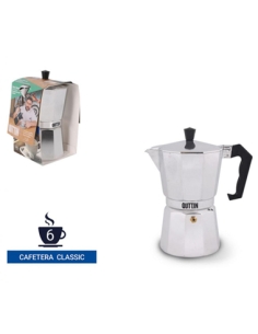 Cafetera - Aluminio - QUTTIN - Classic - 6 Servicios - ( UNIDAD )