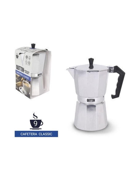 Cafetera - Aluminio - QUTTIN - Classic - 9 Servicios - ( UNIDAD )