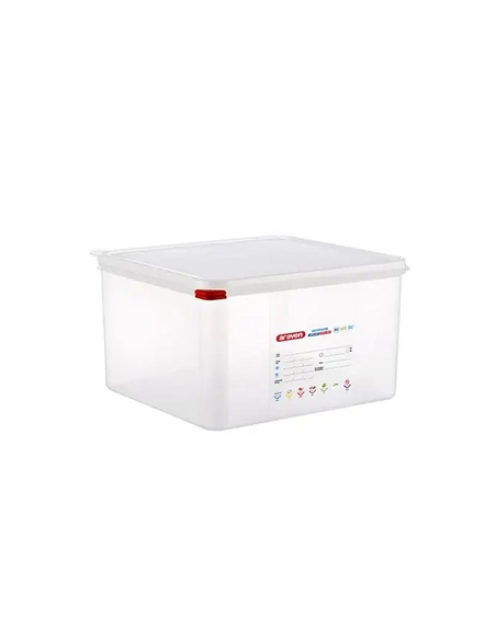 Envase Plastico - GASTRONORM AR - GN 2/3 - 354x325 mm - H200 - 19 LT - ( UNIDAD )