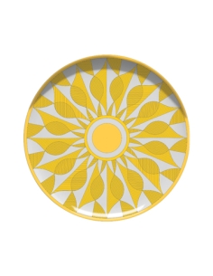 Plato Llano - PORVASAL - BAHIA FOLIA - Amarillo - 31 Cm - ( UNIDAD )