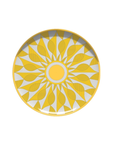 Plato Llano - PORVASAL - BAHIA FOLIA - Amarillo - 31 Cm - ( UNIDAD )