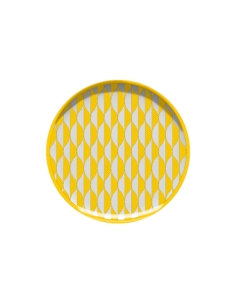 Plato Llano - PORVASAL - BAHIA FOLIA - Amarillo - 21 Cm - ( UNIDAD )