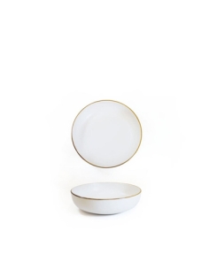 Plato Hondo Porcena - LYRA - 18cm - ( UNIDAD )
